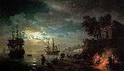 Seaport by Moonlight, Claude-joseph Vernet